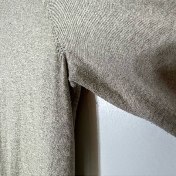 Tommy Bahama Pickford Tan 1/4 Zip Sweater Dress Medium EUC - Picture 5 of 7